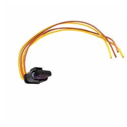 Wtyczka 4-pin MCON przepływomierz z kablami VW AUDI SKODA FIAT CITROEN PEUGEOT