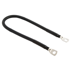 Przewód masowy elastyczny 16 mm² 40 cm | Oczko M8-M8