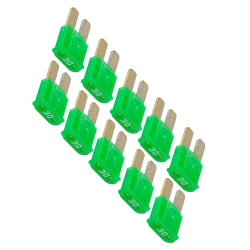 SAMOCHODOWY BEZPIECZNIK PŁYTKOWY MICRO2 30A LITTELFUSE MICRO 2 9MM 10 sztuk