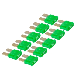 SAMOCHODOWY BEZPIECZNIK PŁYTKOWY MICRO2 30A LITTELFUSE MICRO 2 9MM 10 sztuk