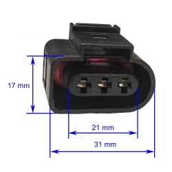 wtyczka 2-pin MCON do czujnika położenia wału VW AUDI SKODA SEAT 1J0973723