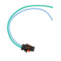 Wtyczka wtryskiwacza BOSCH 2 piny FIAT FORD CITROEN RENAULT kpl. z kablami