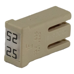 Bezpiecznik kostkowy MCASE Plus 25A Szczelinowy (Slotted) Littelfuse