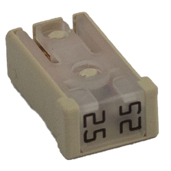 Bezpiecznik kostkowy MCASE Plus 25A Szczelinowy (Slotted) Littelfuse